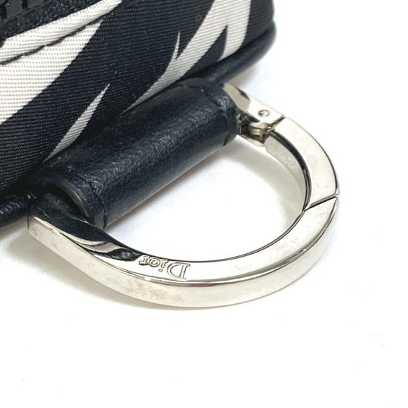 DIOR HOMME Accessory box with key ring Cigarette case Tribal Bicolor Pouch - Picture 6 of 16